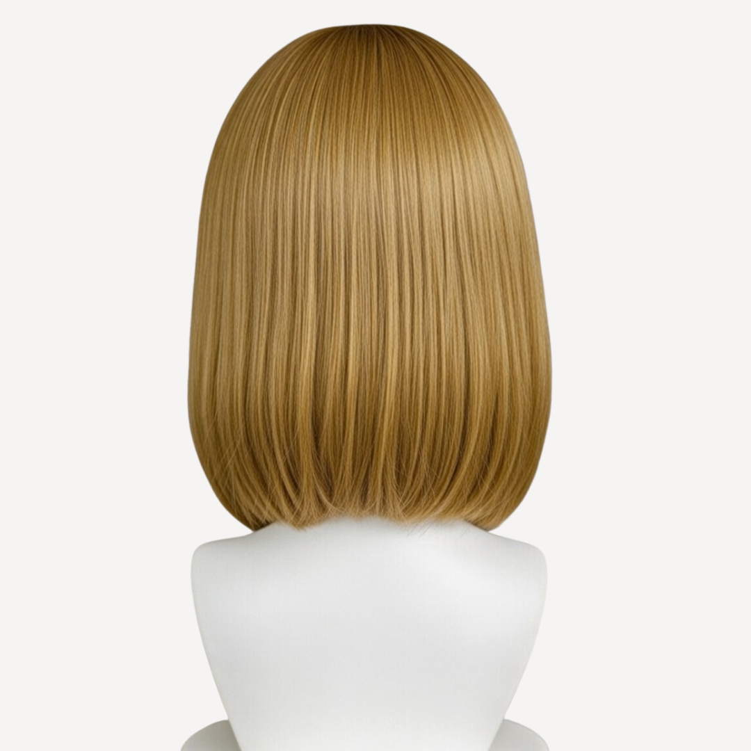 Perucă Păr Natural Amanda Șaten Auriu #10