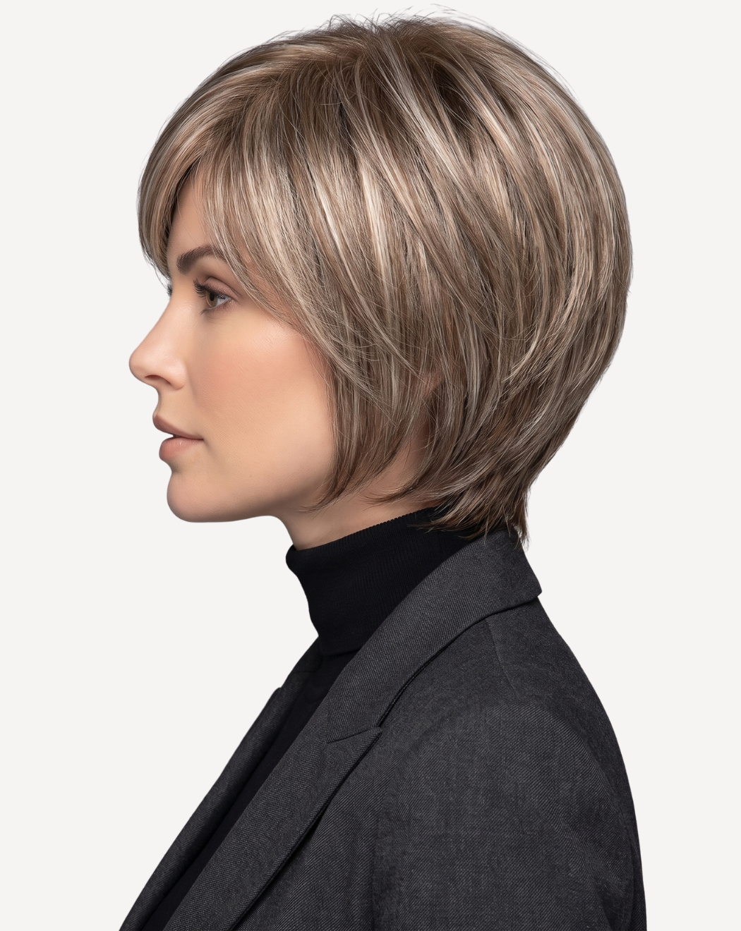 Perucă Păr Natural Briana - Balayage 2-gray | BuenoBia