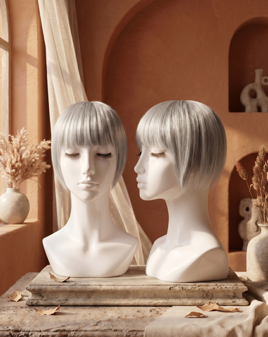 Breton cu Calotă - Blond Gray | BuenoBia