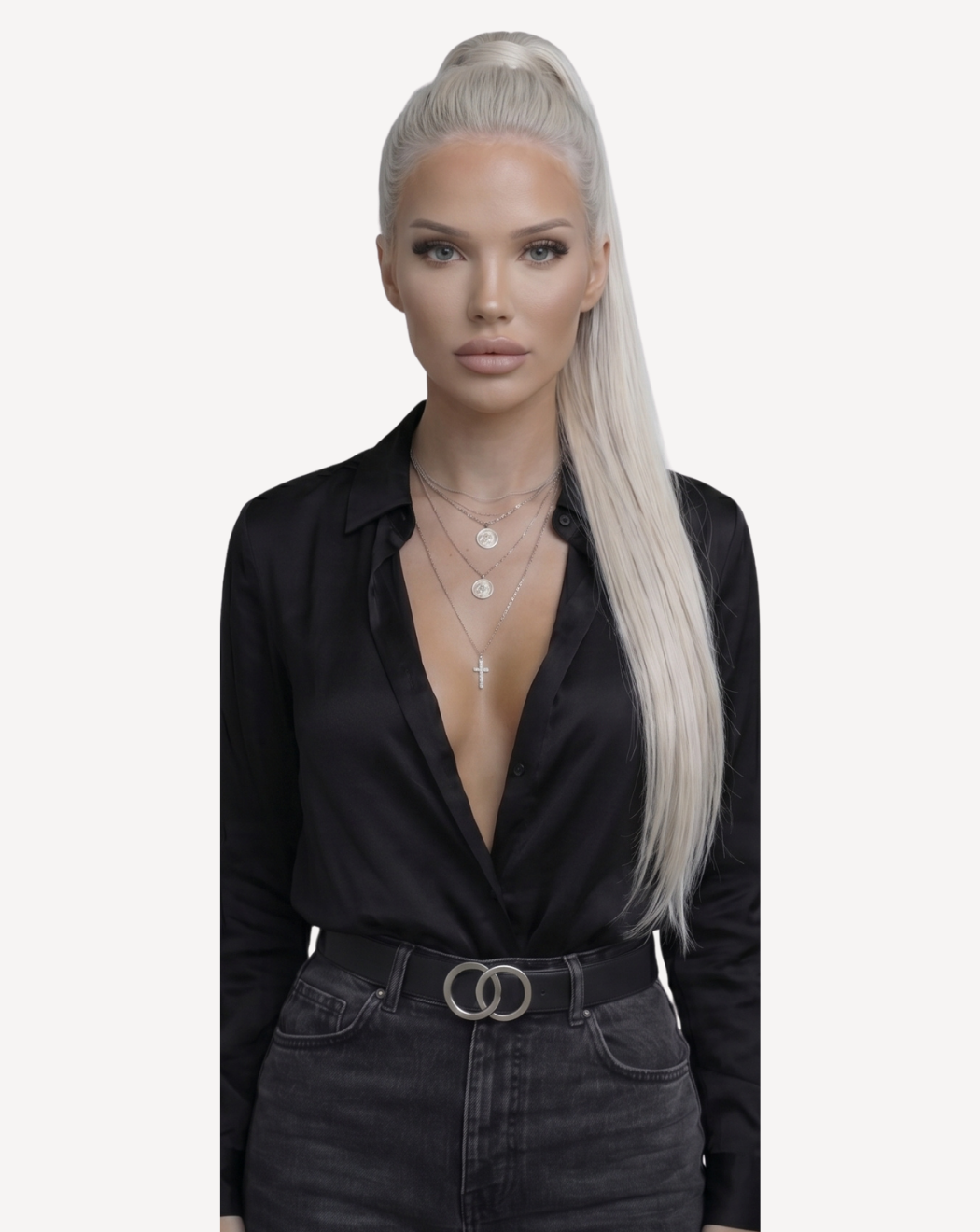 Extensii Coadă Volum Simplu - Blond GRAY | BuenoBia
