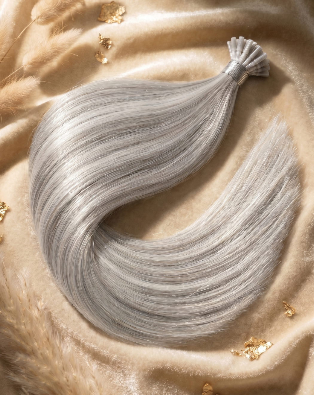 Extensii Cheratină - Blond Gray | BuenoBia