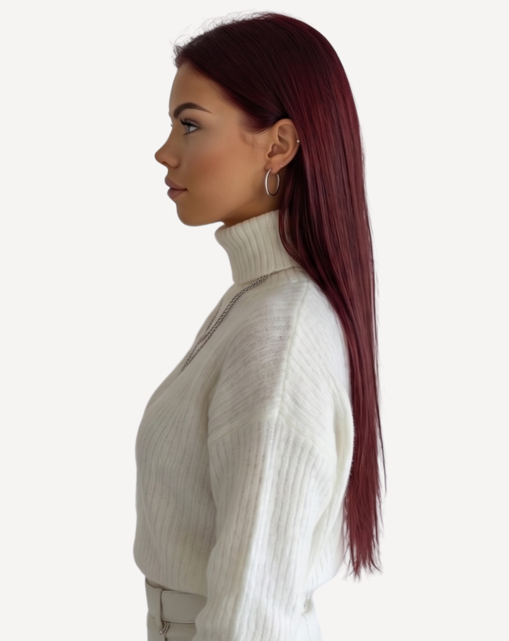 Extensii Clip On Volum Simplu - Roșcat Vișiniu j99 | BuenoBia