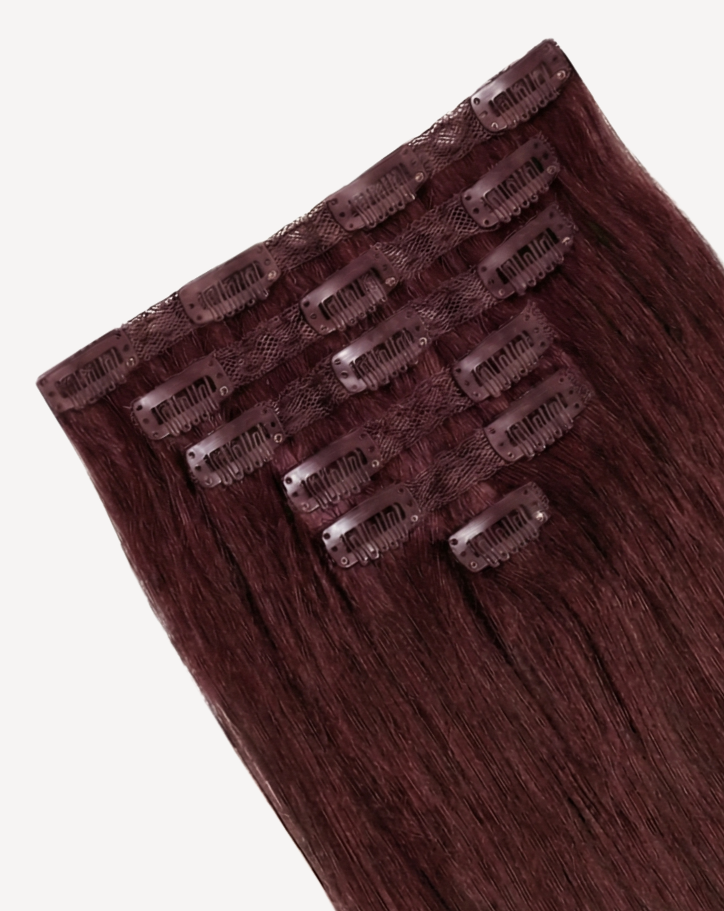 Extensii Clip On Volum Simplu - Roșcat Vișiniu j99 | BuenoBia