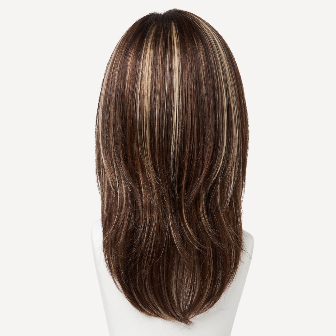 Perucă Păr Natural  Jade -Balayage 4-pla | BuenoBia