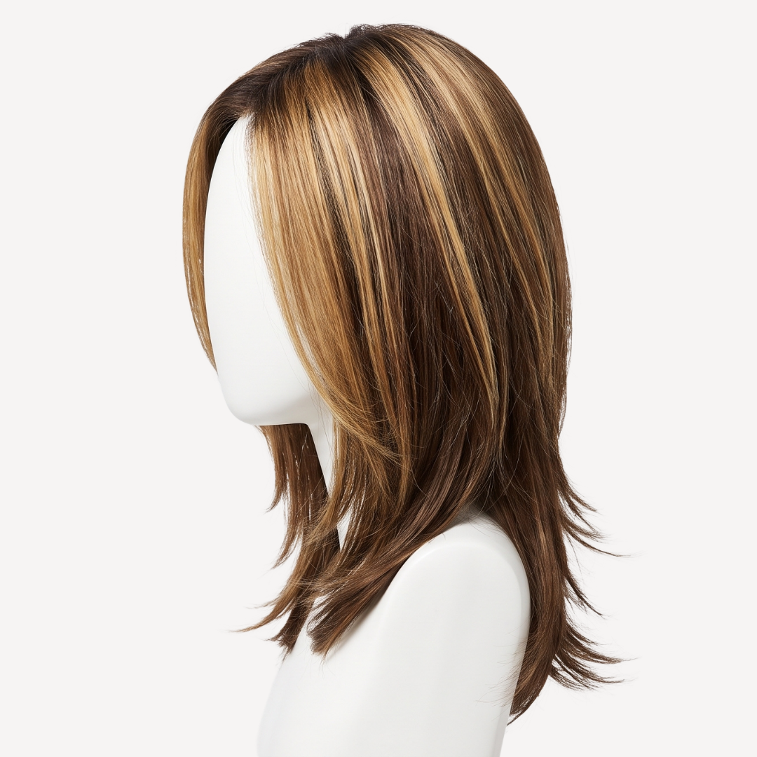 Perucă Păr Natural  Jade -Balayage 8-14   | BuenoBia