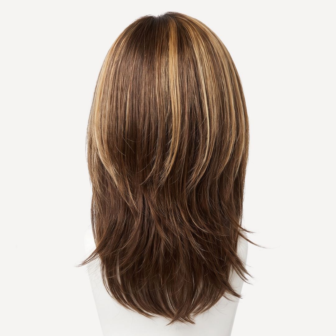 Perucă Păr Natural  Jade -Balayage 8-14   | BuenoBia