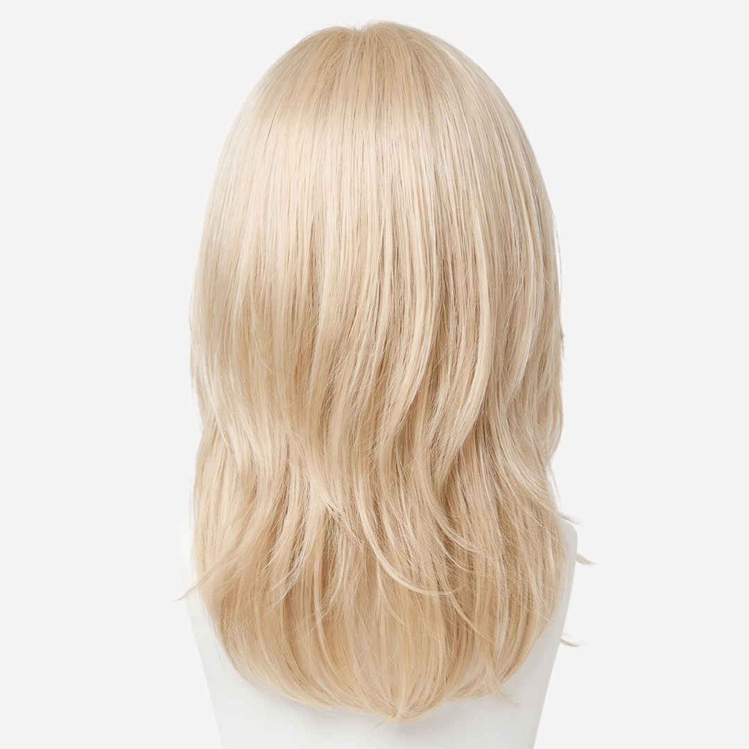Perucă Păr Natural  Jade -Blond Rose  | BuenoBia