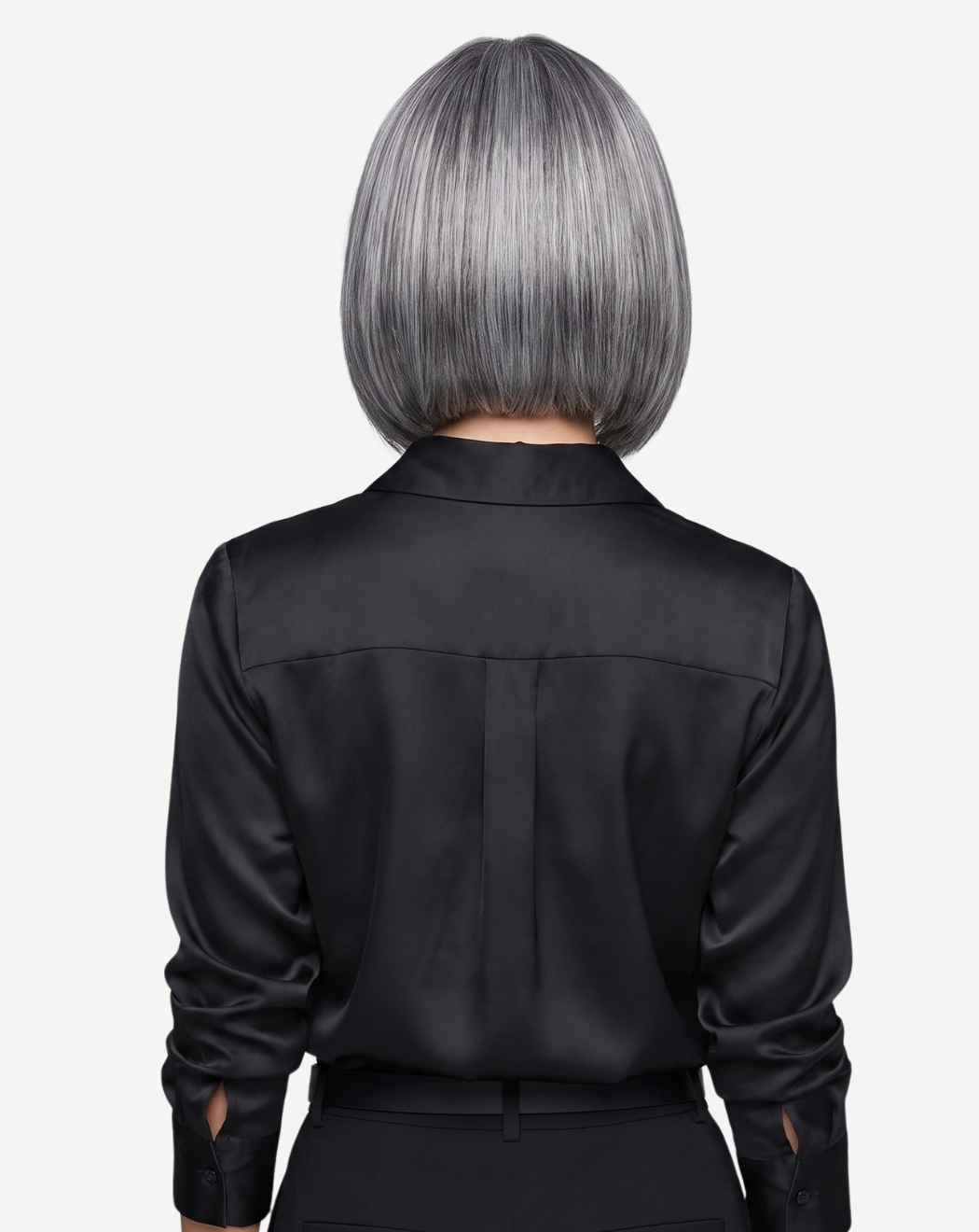 Perucă Păr Natural Lyza - Balayage 1-gray | BuenoBia