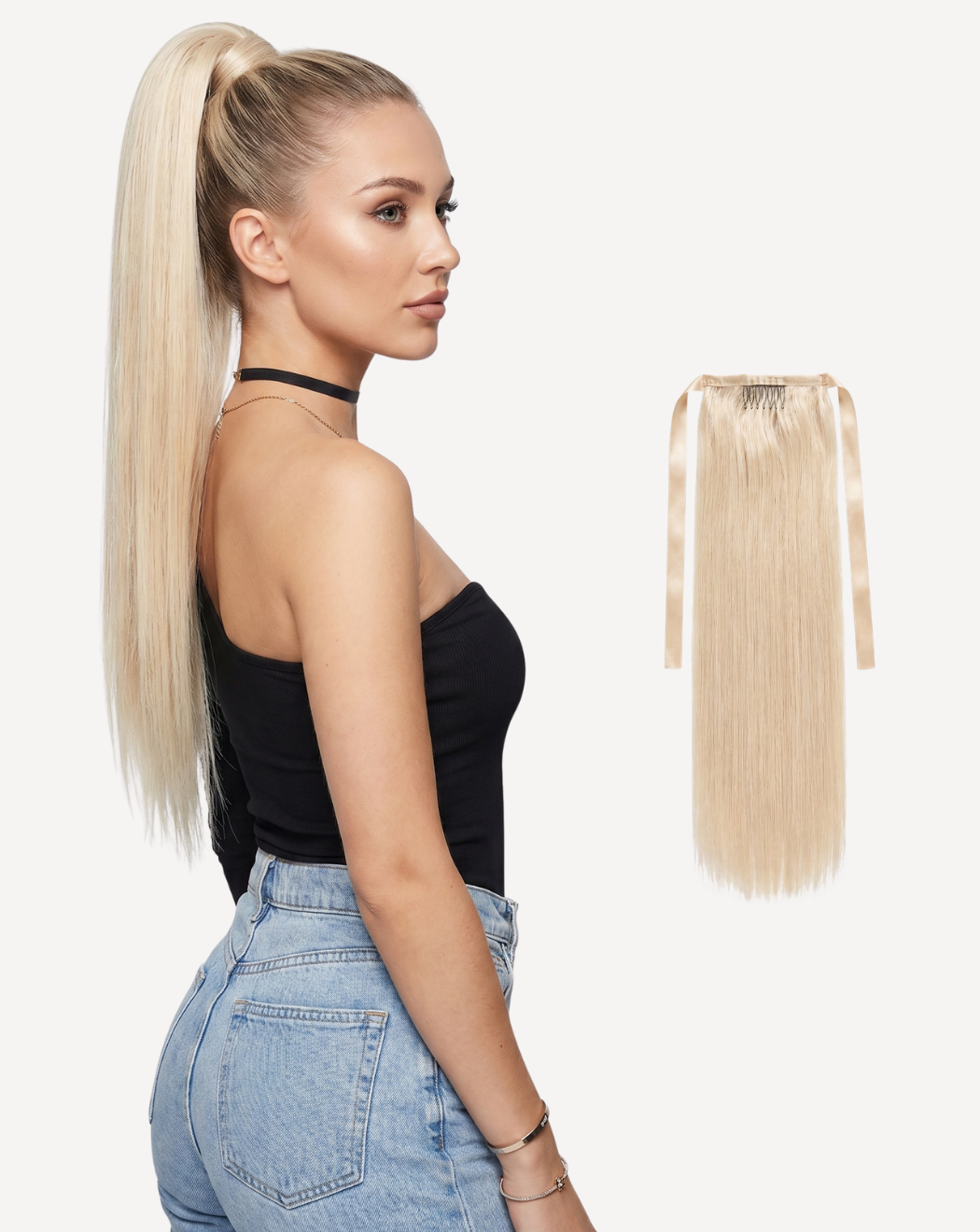 Coadă Deluxe – Blond Rose | BuenoBia