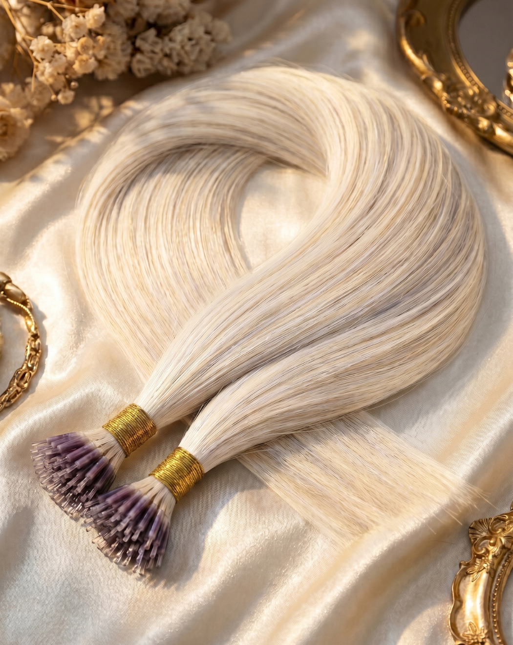 Extensii Microring - Blond Platinat Pla | BuenoBia